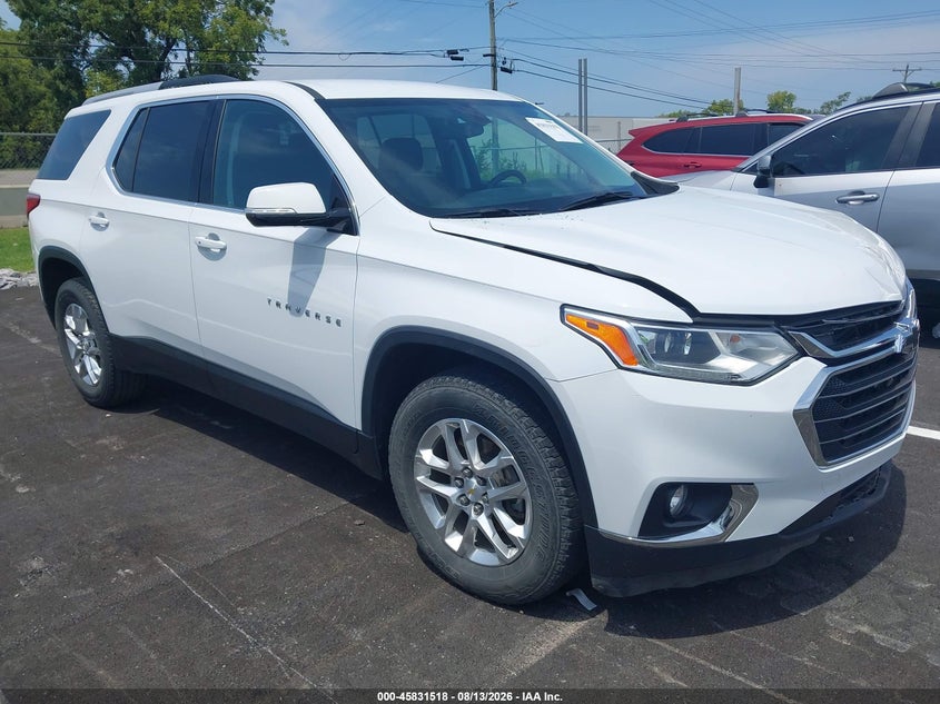 Vin: 1gnergkw3jj242225, lot: 46330419, chevrolet traverse lt cloth 2018 img_1
