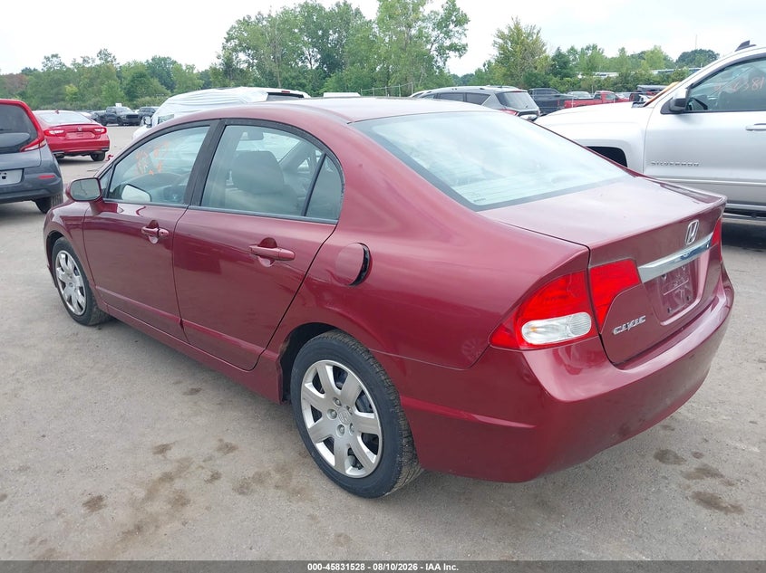 2010 HONDA CIVIC SEDAN 1.8L I-4 VVT, 140HP