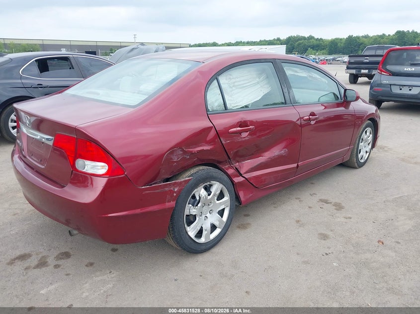 2010 HONDA CIVIC SEDAN 1.8L I-4 VVT, 140HP