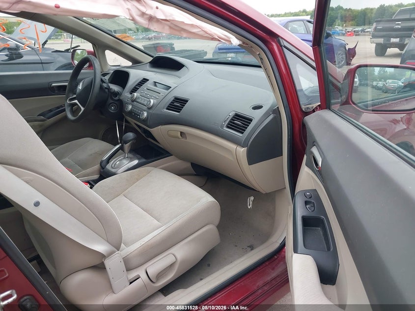 2010 HONDA CIVIC SEDAN 1.8L I-4 VVT, 140HP
