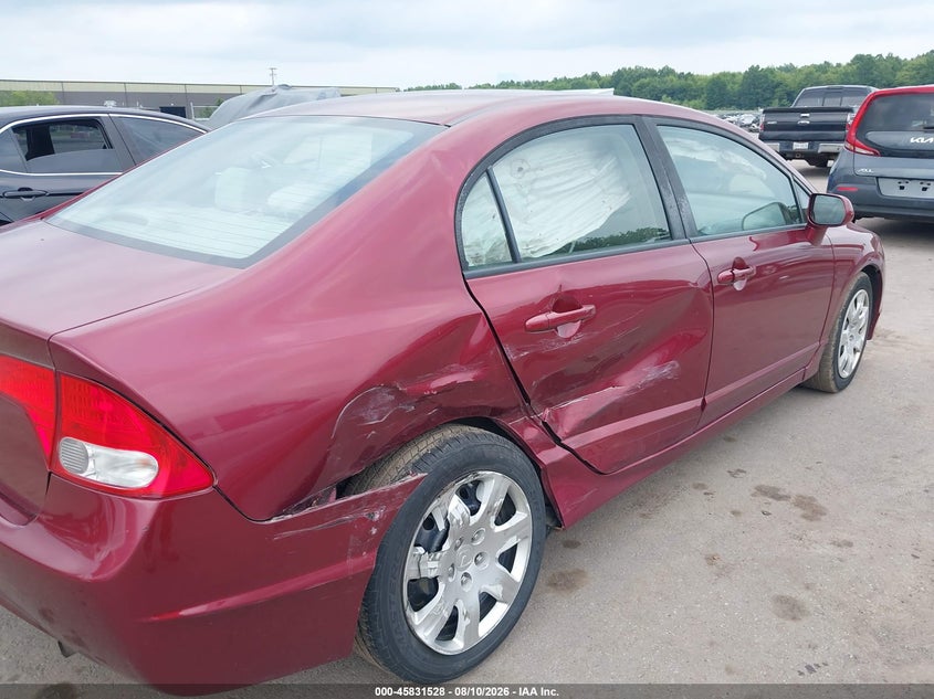 2010 HONDA CIVIC SEDAN 1.8L I-4 VVT, 140HP