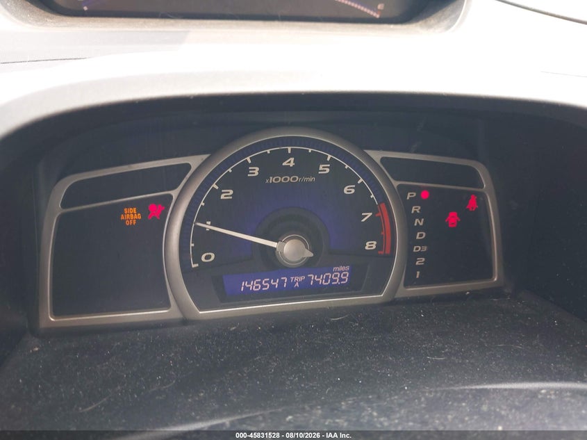 2010 HONDA CIVIC SEDAN 1.8L I-4 VVT, 140HP