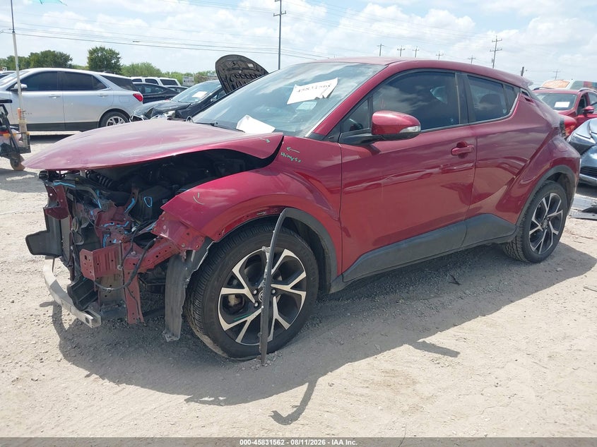 Vin: nmtkhmbx1jr052608, lot: 46330463, toyota c-hr xle premium 20182