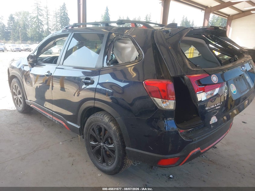 Vin: jf2skarc8mh543661, lot: 46330478, subaru forester sport 20213