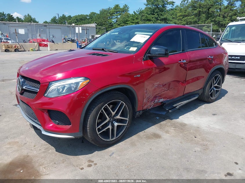 Vin: 4jged6eb1ha059941, lot: 46330484, mercedes-benz amg gle 43 coupe 4matic 20172