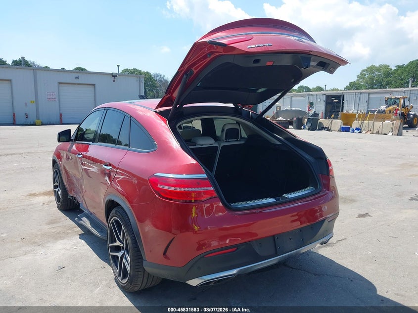 Vin: 4jged6eb1ha059941, lot: 46330484, mercedes-benz amg gle 43 coupe 4matic 20173
