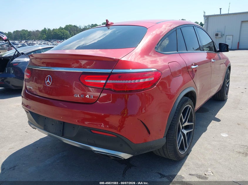 Vin: 4jged6eb1ha059941, lot: 46330484, mercedes-benz amg gle 43 coupe 4matic 20174