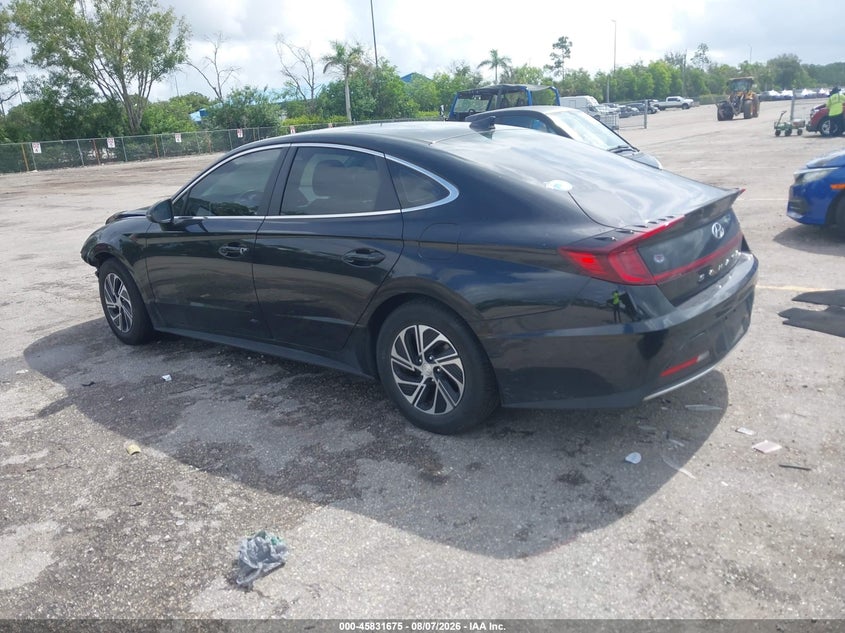 Vin: kmhl24jj1na051543, lot: 46330576, hyundai sonata hybrid blue 20223