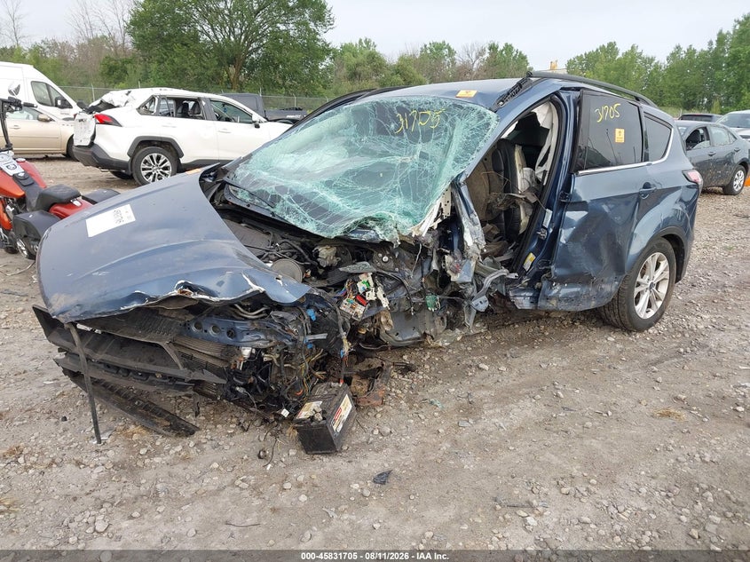 Vin: 1fmcu9hd0jub59295, lot: 46330606, ford escape sel 20182
