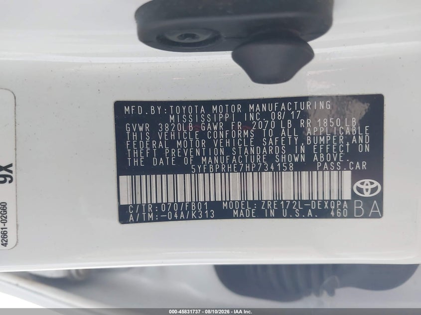 TOYOTA COROLLA - zdjęcie 9