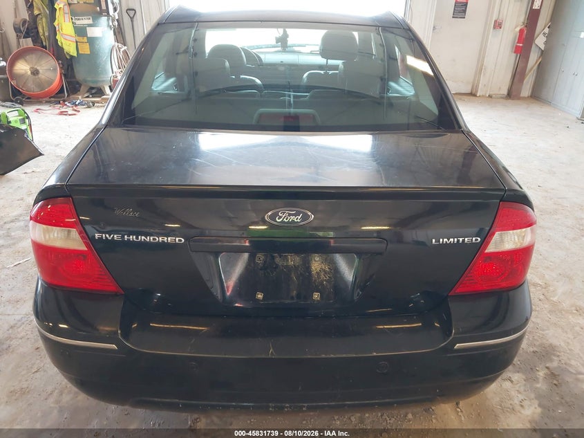 FORD FIVE HUNDRED 2006 VIN 1FAHP25176G112148