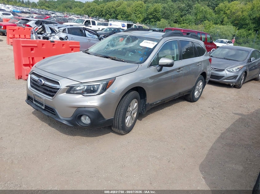 Vin: 4s4bsafc2k3381907, lot: 46330659, subaru outback 2.5i premium 20192