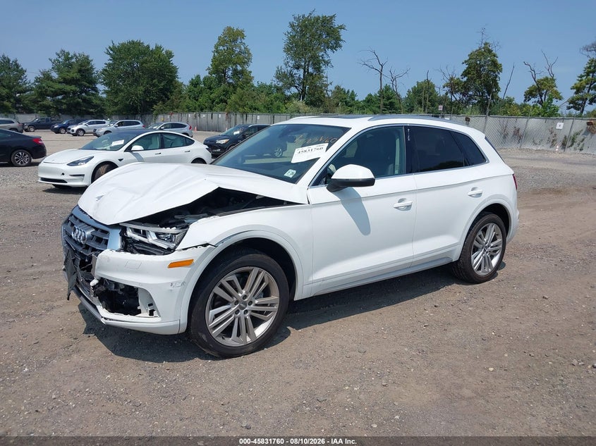 2020 Audi Q5 Premium Plus 45 Tfsi Quattro S Tronic, Front End, IAAI, VIN WA1BNAFY8L2028127 — photo 2
