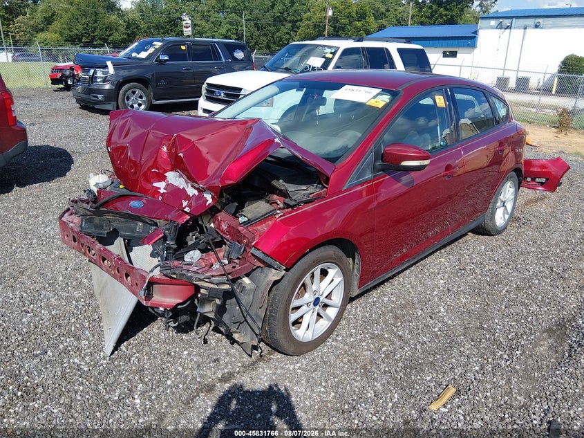 Vin: 1fadp3k25hl201566, lot: 46330667, ford focus se 20172
