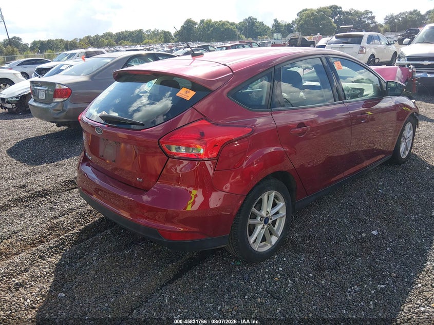 Vin: 1fadp3k25hl201566, lot: 46330667, ford focus se 20174