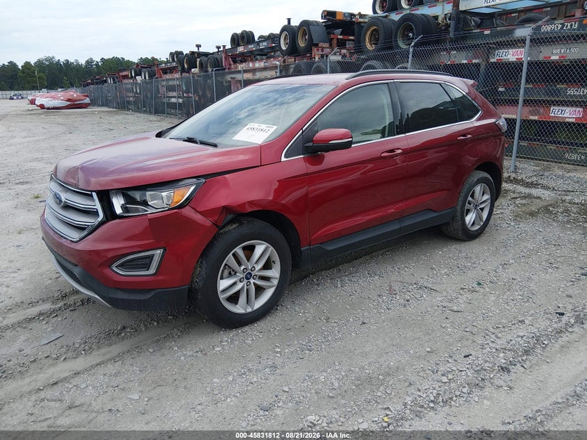 Vin: 2fmpk3j87jbc42505, lot: 46330713, ford edge sel 20182