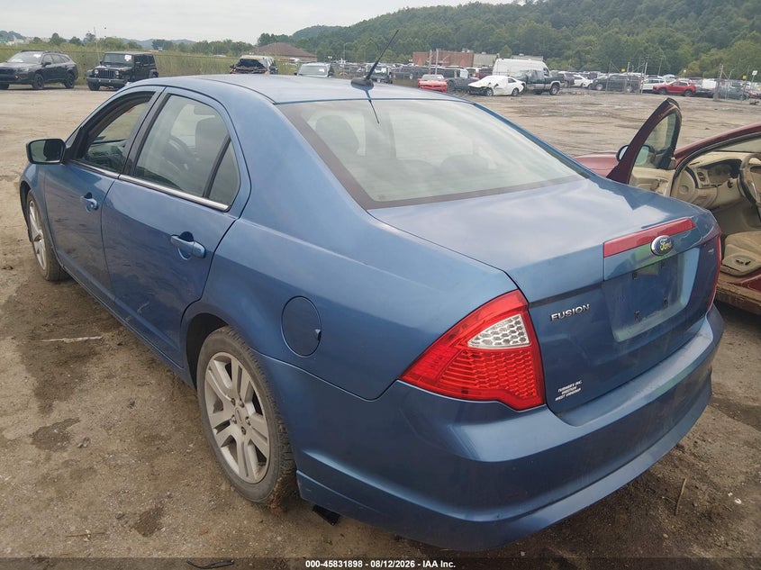 Vin: 3fahp0ha5ar258887, lot: 46330799, ford fusion se 20103