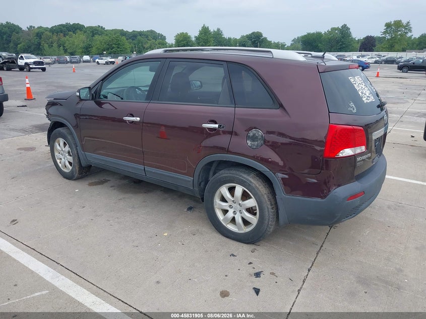 Vin: 5xykt4a16bg052891, lot: 46330806, kia sorento lx 20113