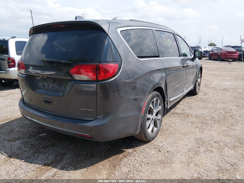 Vin: 2c4rc1gg1jr186887, lot: 46330820, chrysler pacifica limited 20184