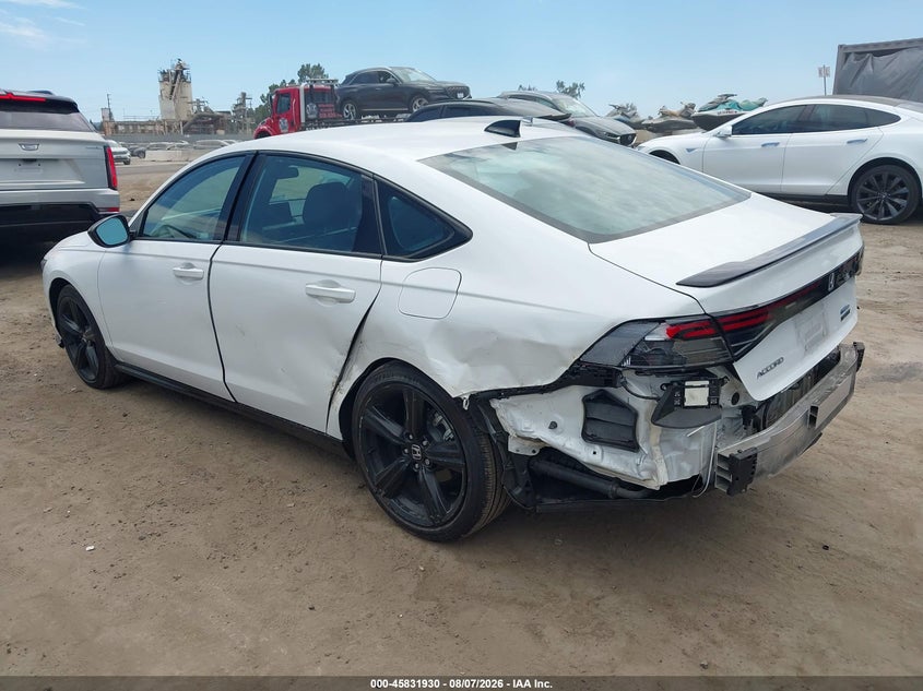 Vin: 1hgcy2f7xsa076409, lot: 46330831, honda accord hybrid sport-l 20253