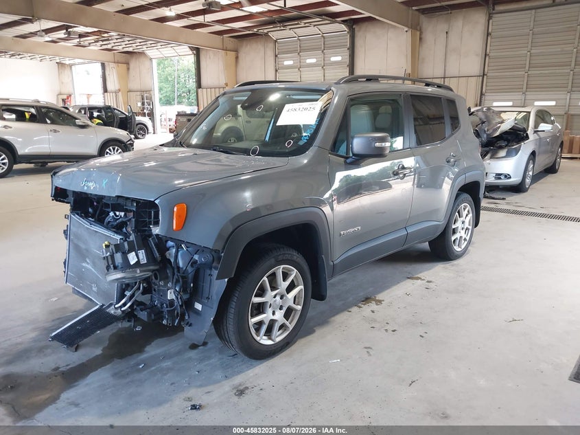Vin: zacnjdd14mpn28683, lot: 46330926, jeep renegade limited 4x4 20212