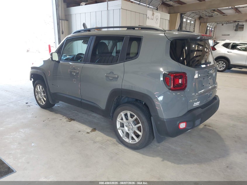 Vin: zacnjdd14mpn28683, lot: 46330926, jeep renegade limited 4x4 20213