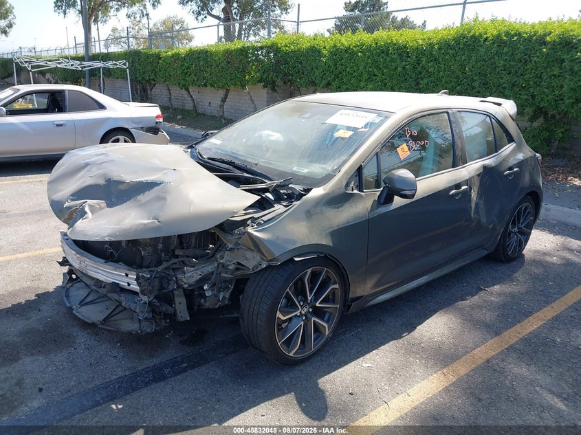 Vin: jtnk4rbe2k3036828, lot: 46330949, toyota corolla xse 20192