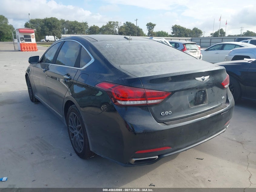 GENESIS G80 2017 VIN KMHGN4JE3HU206866