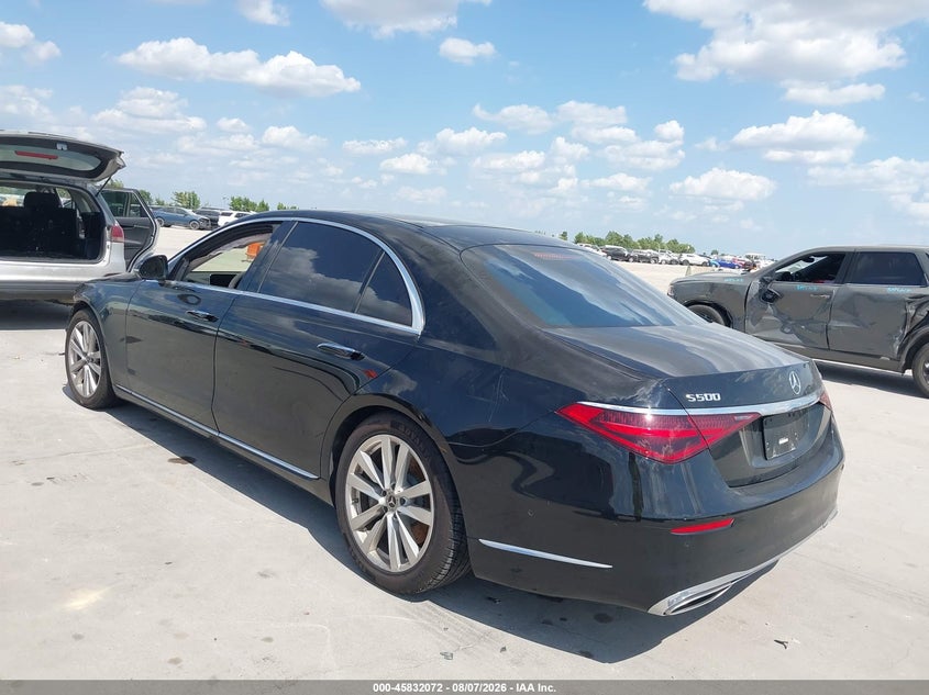 Vin: w1k6g6db8pa179127, lot: 46330973, mercedes-benz s 500 4matic 20233
