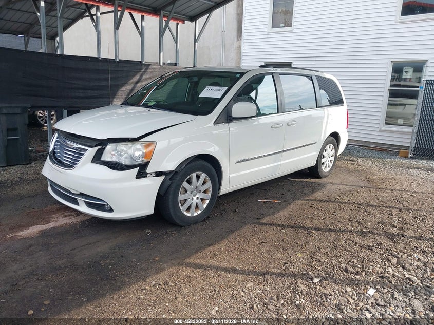 Vin: 2c4rc1bg6dr557490, lot: 46330984, chrysler town & country touring 20132