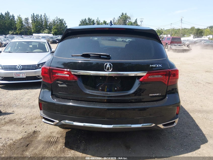 ACURA MDX 2017 VIN 5J8YD4H50HL003412