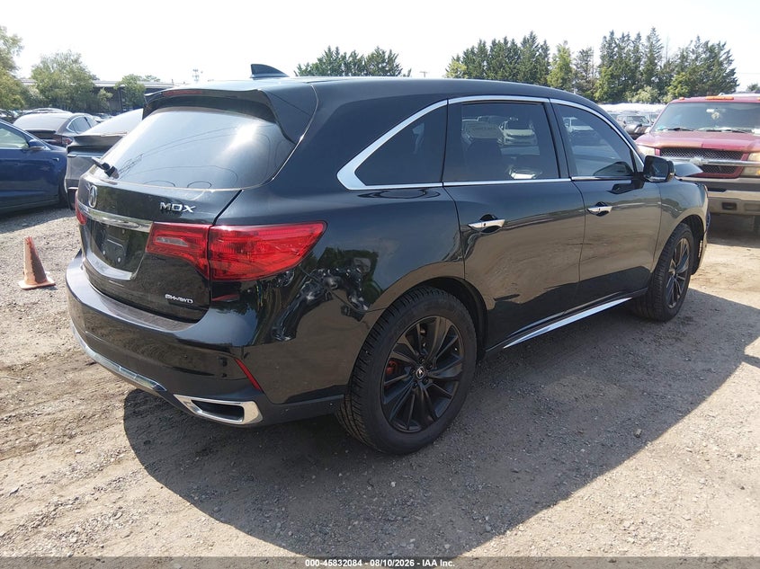 ACURA MDX 2017 VIN 5J8YD4H50HL003412