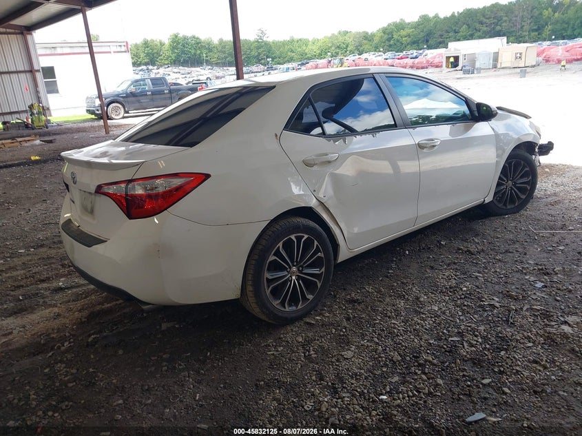 Vin: 5yfburhexgp411410, lot: 46331026, toyota corolla s plus 20164