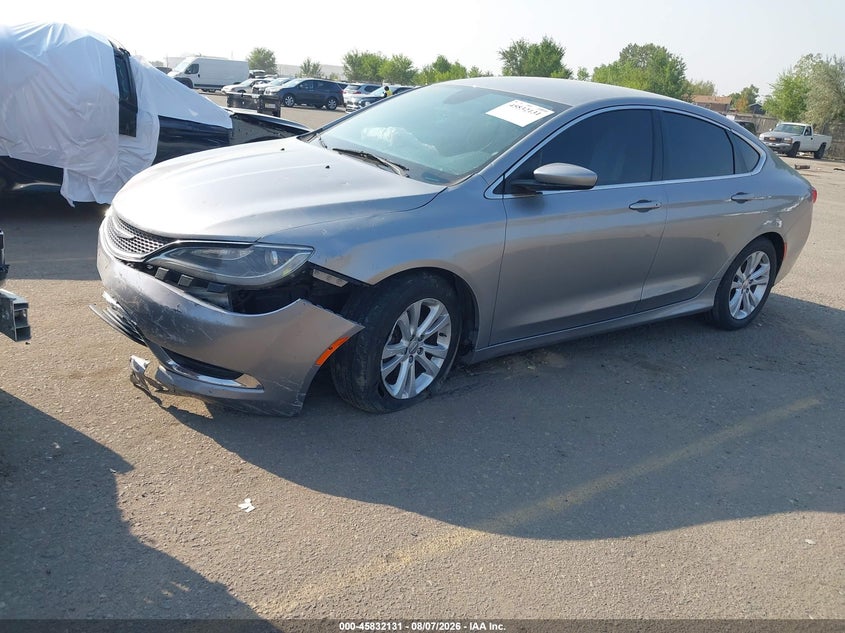 Vin: 1c3cccabxfn719262, lot: 46331032, chrysler 200 limited 20152