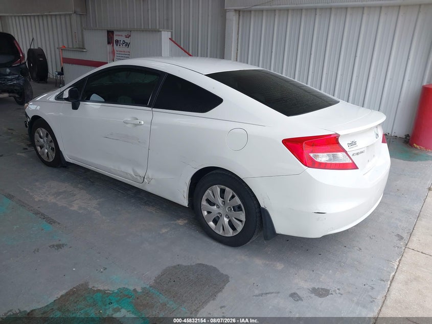 Vin: 2hgfg3b5xch547262, lot: 46331055, honda civic lx 20123
