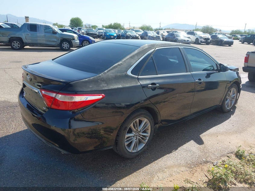 Vin: 4t1bf1fk6hu414597, lot: 46331057, toyota camry se 20174