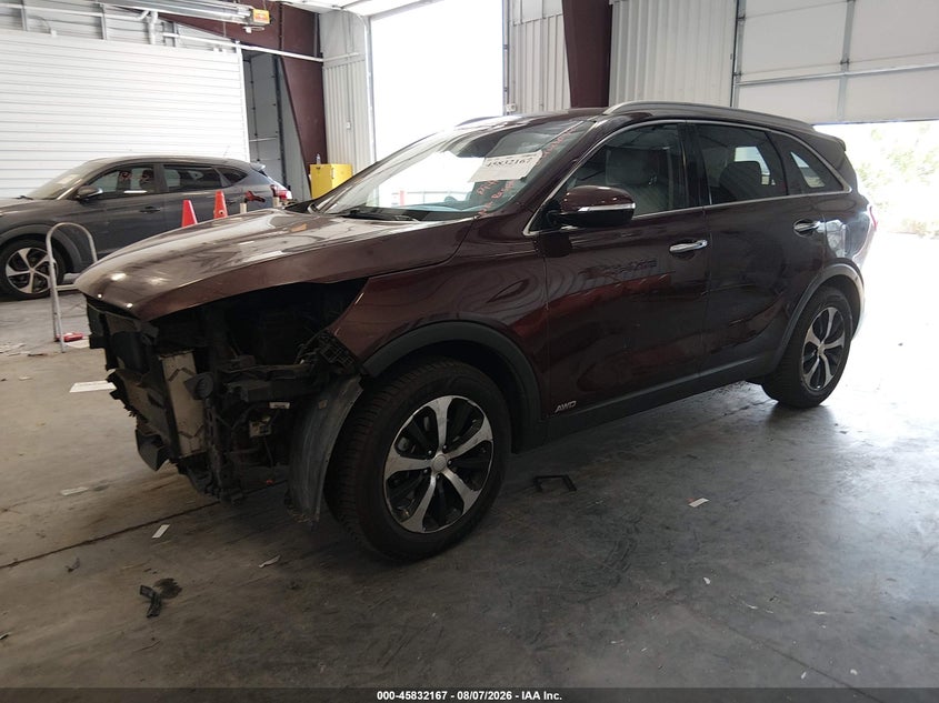 Vin: 5xyphda11hg273413, lot: 46331068, kia sorento 2.0t ex 20172