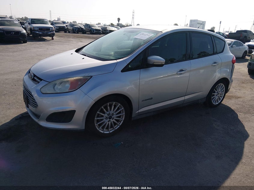 Vin: 1fadp5au8el508773, lot: 46331145, ford c-max hybrid se 20142