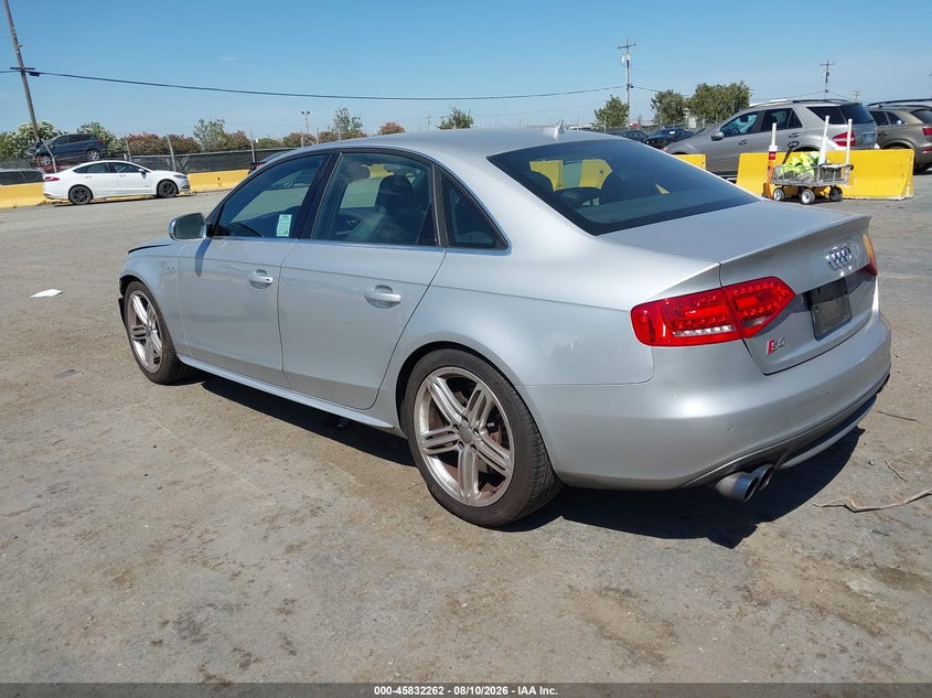 AUDI S4 2012 VIN WAUBGAFL3CA102299