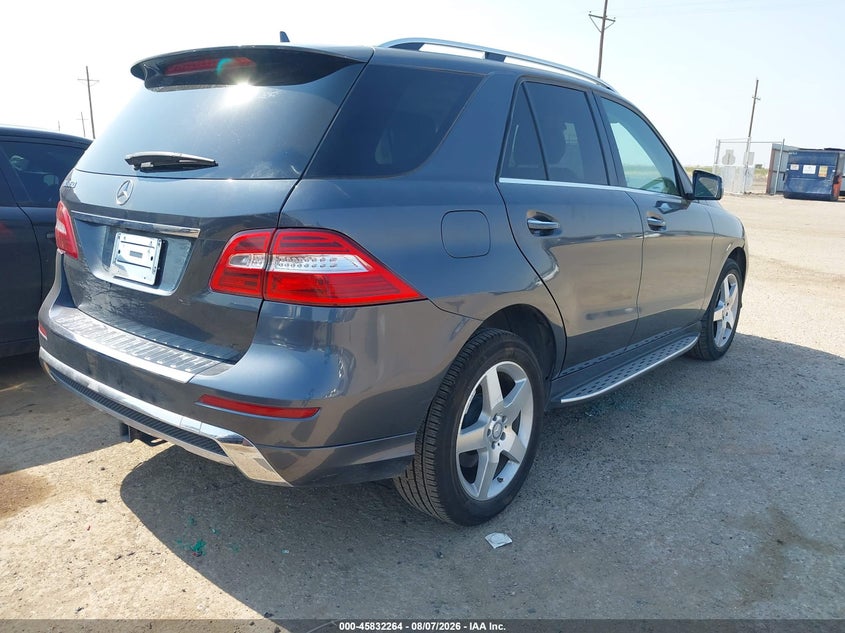 Vin: 4jgda5jb9ea302556, lot: 46331165, mercedes-benz ml 350 20144