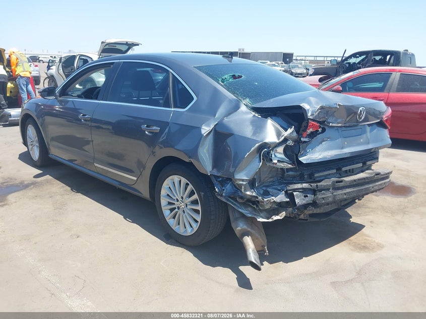 Vin: 1vwbt7a34gc047958, lot: 46331222, volkswagen passat 1.8t se 20163
