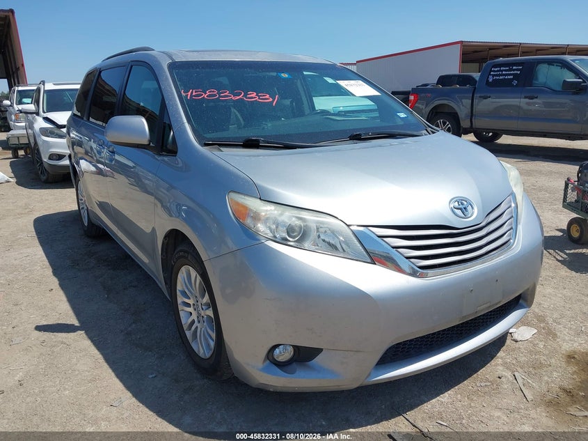 Vin: 5tdyz3dc1hs769145, lot: 46331232, toyota sienna xle 8 passenger 20171