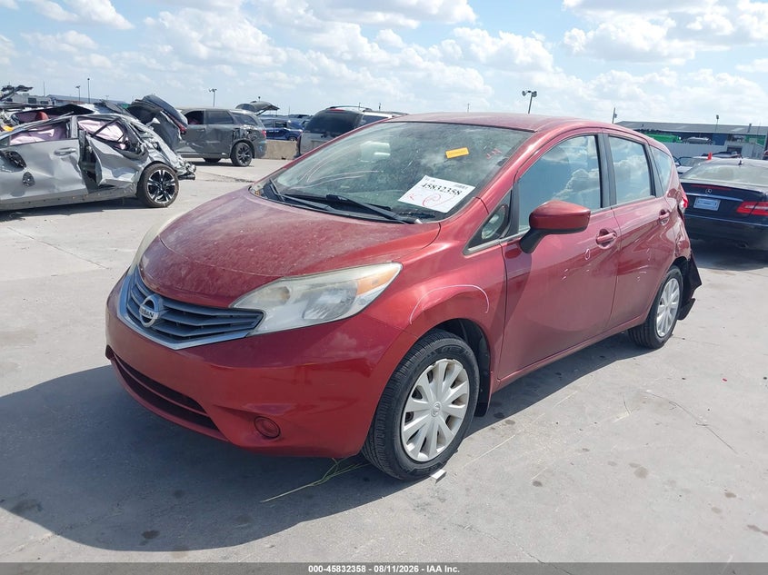 2016 NISSAN VERSA HATCHBACK 1.6L I-4 DOHC, VVT, 109HP