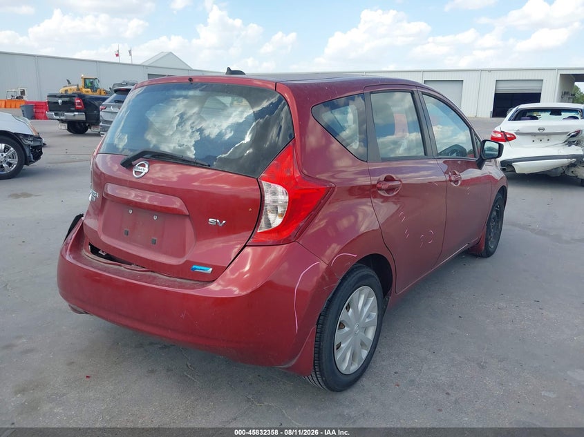 2016 NISSAN VERSA HATCHBACK 1.6L I-4 DOHC, VVT, 109HP