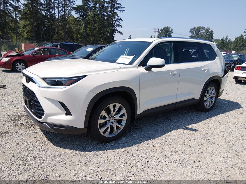 Vin: 5tdacab58rs003538, lot: 46331317, toyota grand highlander hybrid limited 20242