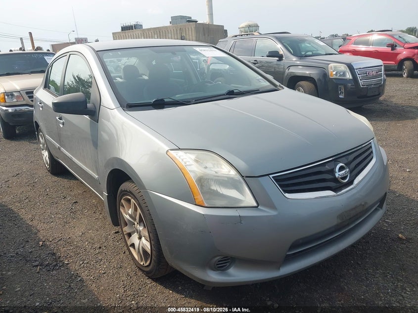 2012 NISSAN SENTRA SEDAN 2.0L I-4 DOHC, VVT, 140HP