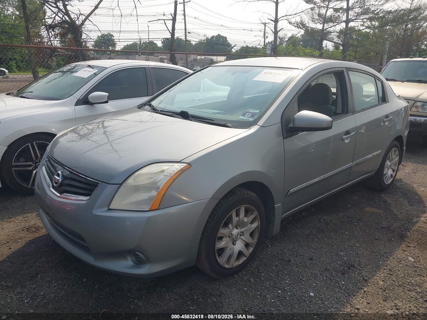 2012 NISSAN SENTRA SEDAN 2.0L I-4 DOHC, VVT, 140HP
