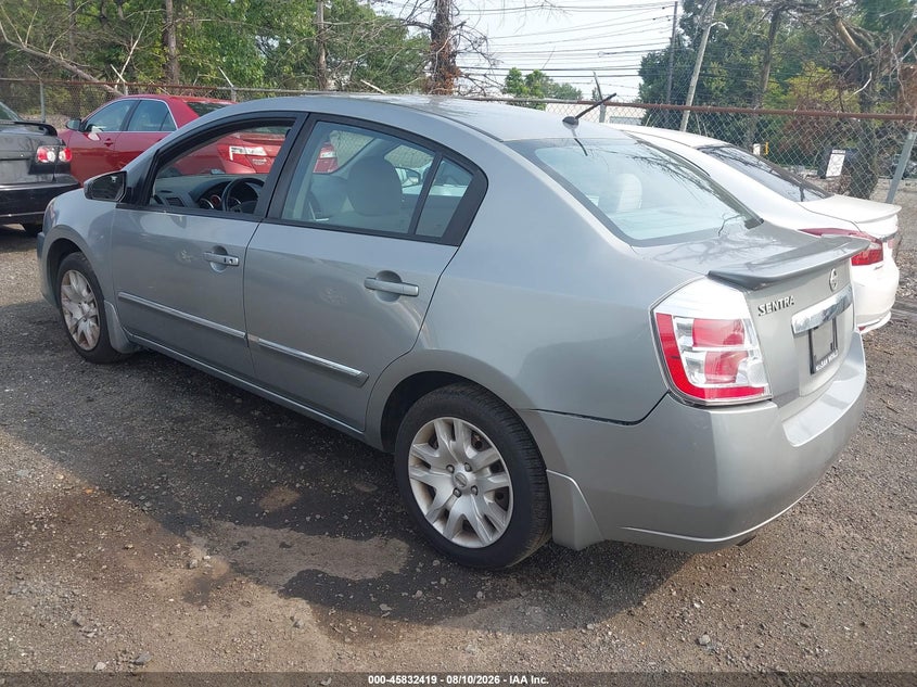 2012 NISSAN SENTRA SEDAN 2.0L I-4 DOHC, VVT, 140HP