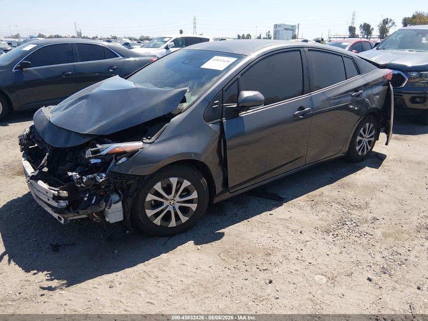 Vin: jtdkamfp2m3165523, lot: 46331327, toyota prius prime limited 20212