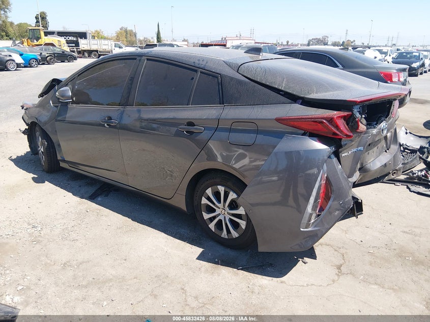 Vin: jtdkamfp2m3165523, lot: 46331327, toyota prius prime limited 20213